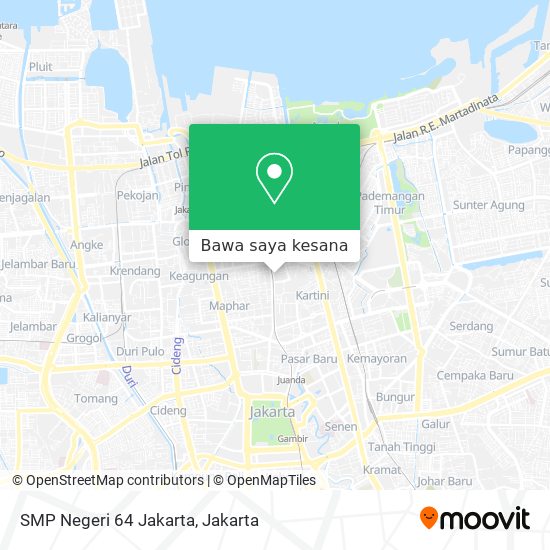 Peta SMP Negeri 64 Jakarta