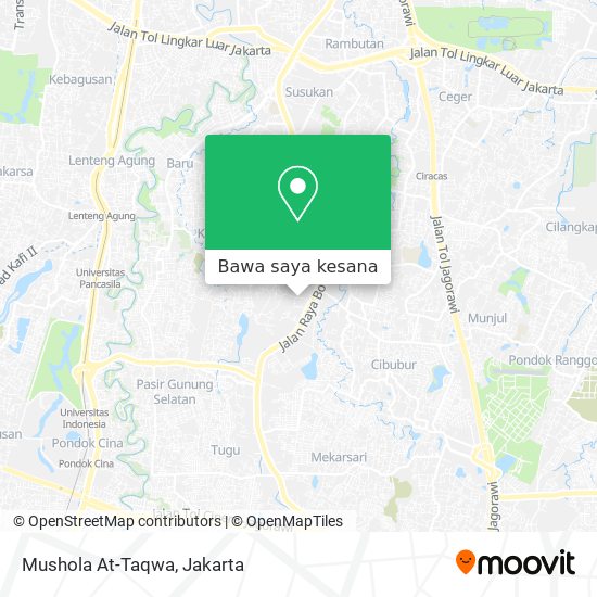 Peta Mushola At-Taqwa