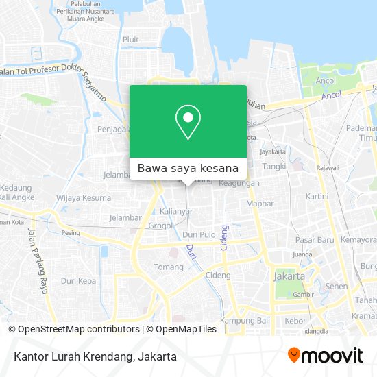 Peta Kantor Lurah Krendang