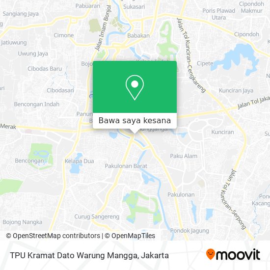 Peta TPU Kramat Dato Warung Mangga