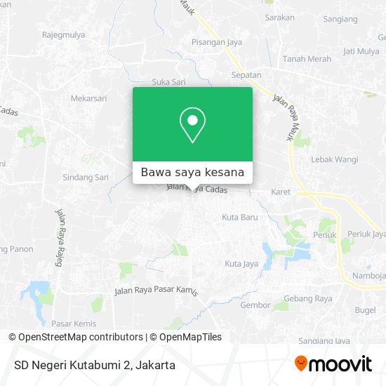 Peta SD Negeri Kutabumi 2
