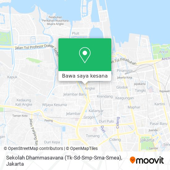 Peta Sekolah Dhammasavana (Tk-Sd-Smp-Sma-Smea)