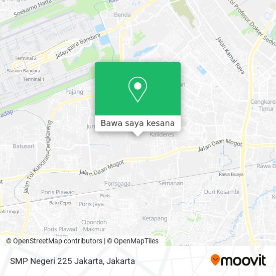 Peta SMP Negeri 225 Jakarta