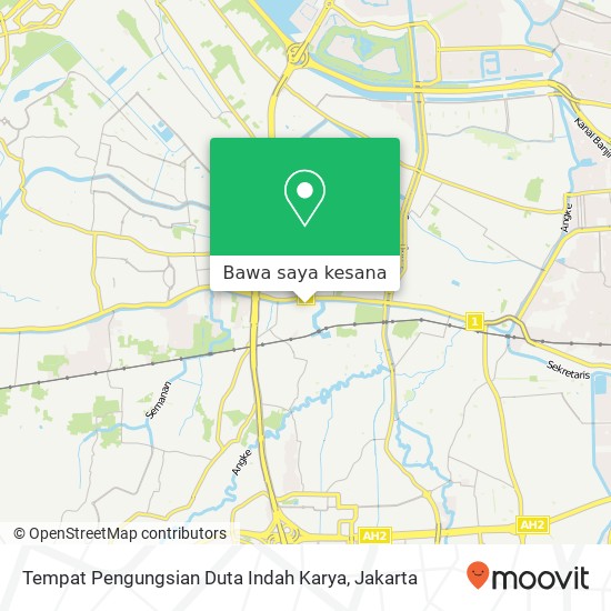 Peta Tempat Pengungsian Duta Indah Karya