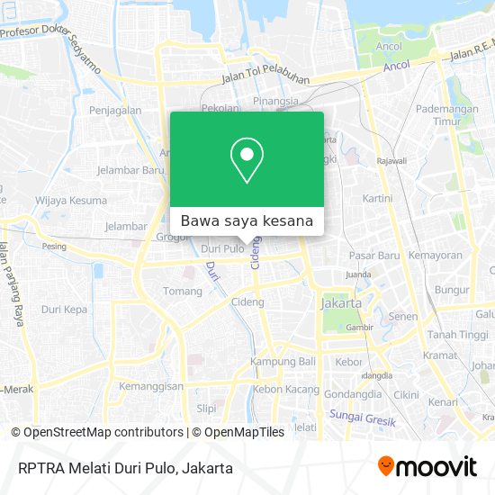 Peta RPTRA Melati Duri Pulo