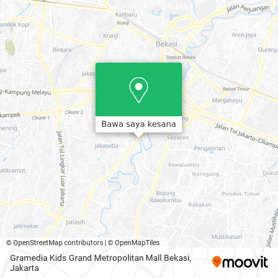 Peta Gramedia Kids Grand Metropolitan Mall Bekasi