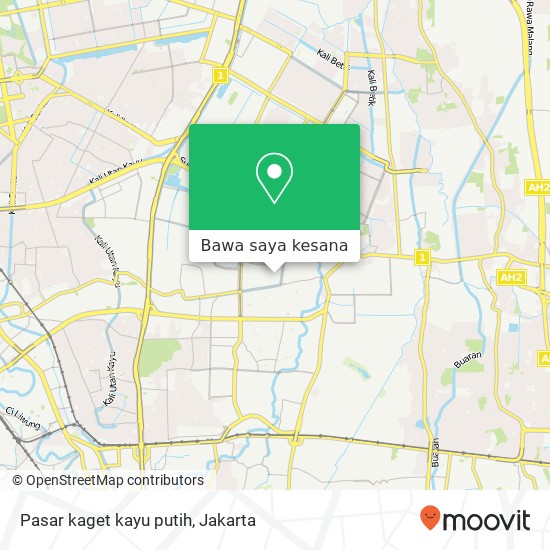 Peta Pasar kaget kayu putih