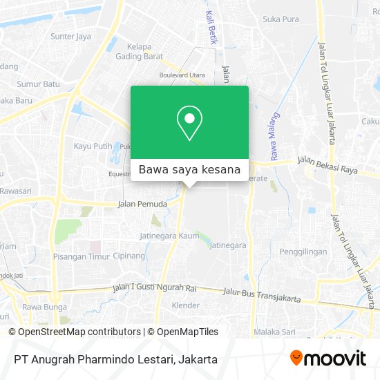 Peta PT Anugrah Pharmindo Lestari