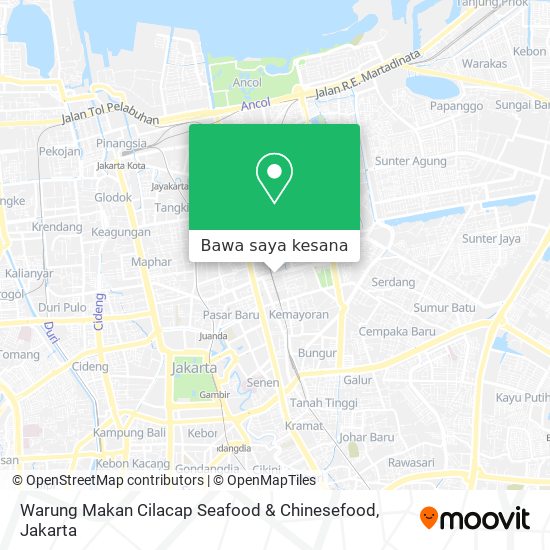 Peta Warung Makan Cilacap Seafood & Chinesefood