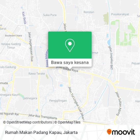 Peta Rumah Makan Padang Kapau
