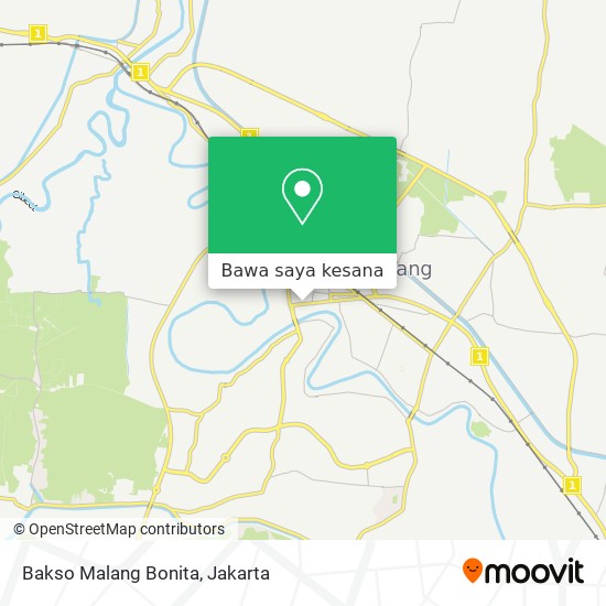 Peta Bakso Malang Bonita