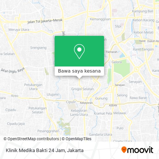 Peta Klinik Medika Bakti 24 Jam