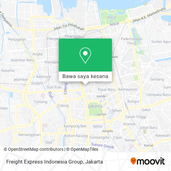 Peta Freight Express Indonesia Group