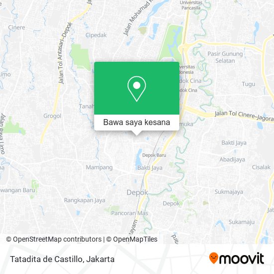Peta Tatadita de Castillo