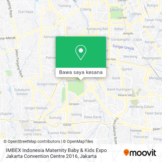 Peta IMBEX Indonesia Maternity Baby & Kids Expo Jakarta Convention Centre 2016