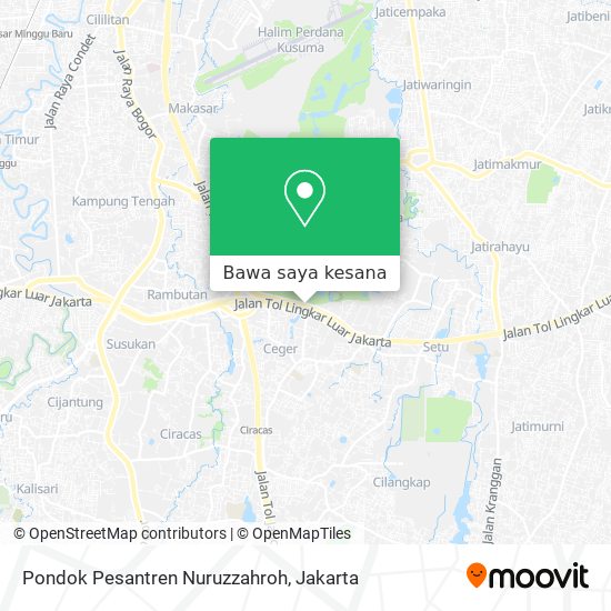 Peta Pondok Pesantren Nuruzzahroh