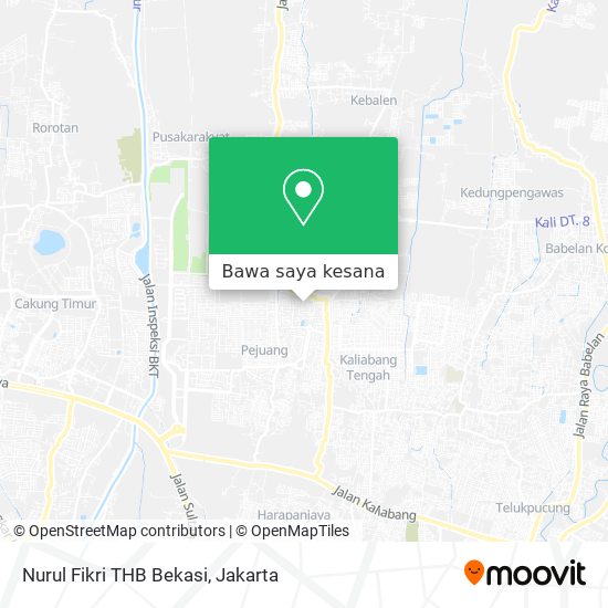 Peta Nurul Fikri THB Bekasi