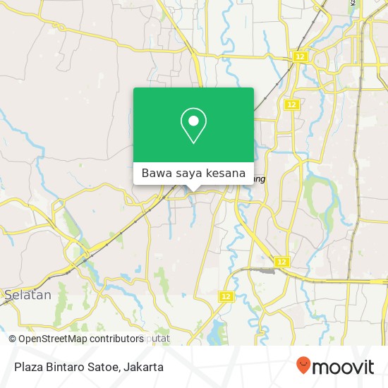 Peta Plaza Bintaro Satoe