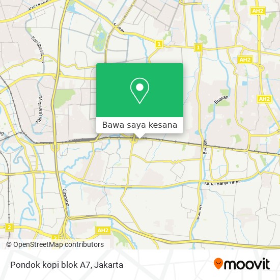 Peta Pondok kopi blok A7