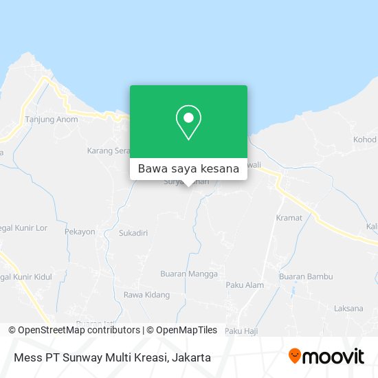 Peta Mess PT Sunway Multi Kreasi