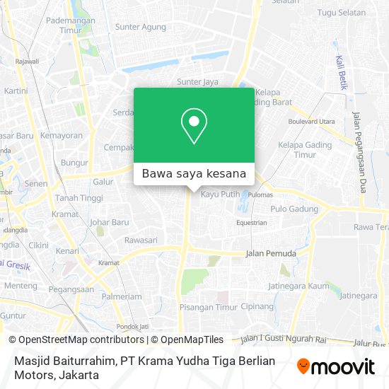 Peta Masjid Baiturrahim, PT Krama Yudha Tiga Berlian Motors