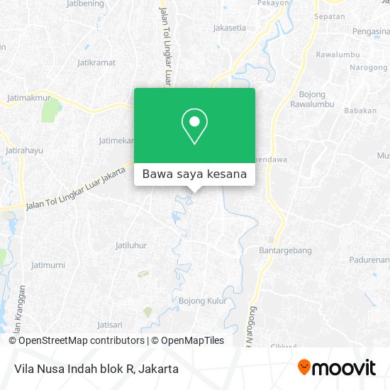 Peta Vila Nusa Indah blok R