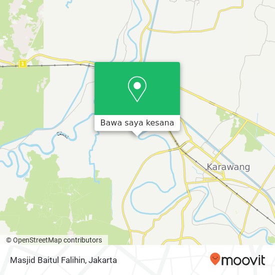 Peta Masjid Baitul Falihin