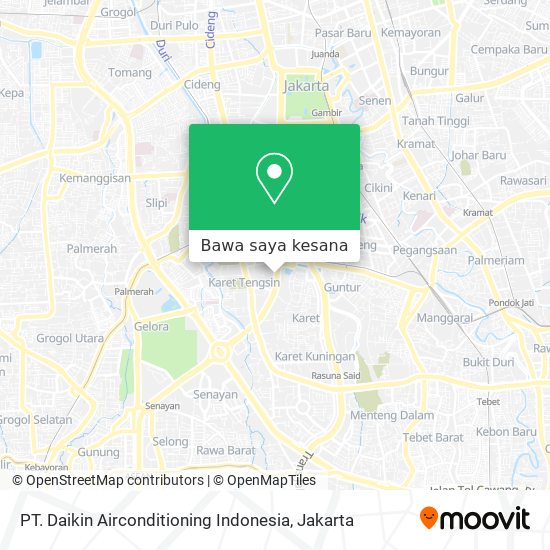 Peta PT. Daikin Airconditioning Indonesia