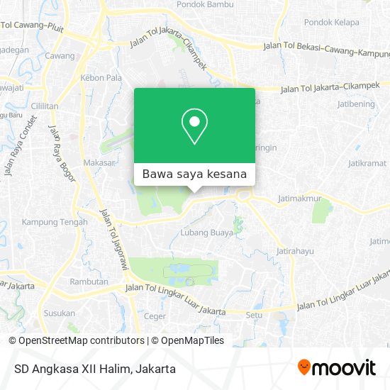 Peta SD Angkasa XII Halim