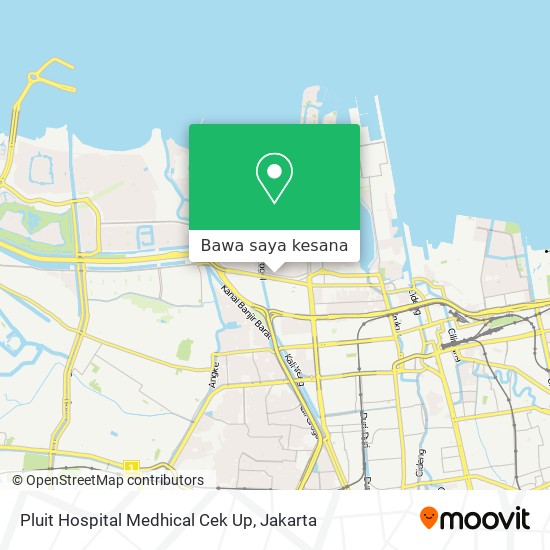 Peta Pluit Hospital Medhical Cek Up