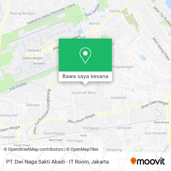 Peta PT. Dwi Naga Sakti Abadi - IT Room