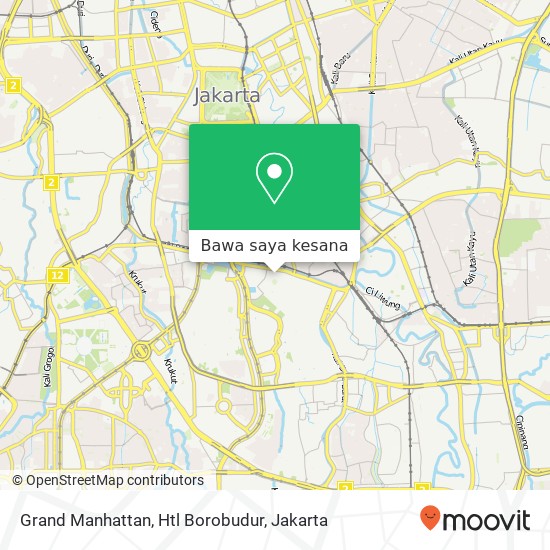 Peta Grand Manhattan, Htl Borobudur