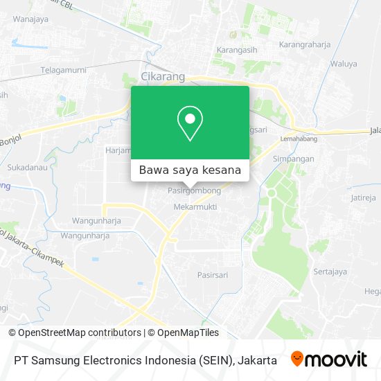 Peta PT Samsung Electronics Indonesia (SEIN)