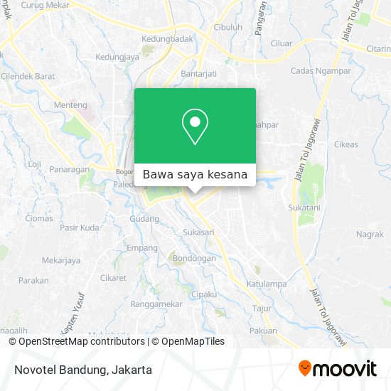 Peta Novotel Bandung