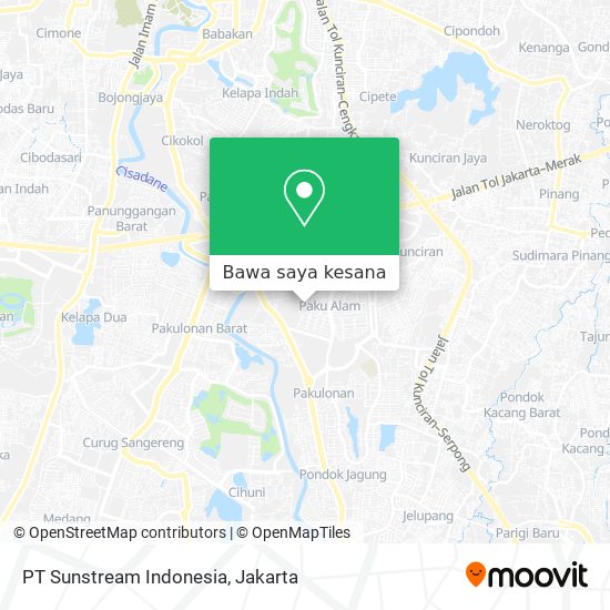 Peta PT Sunstream Indonesia