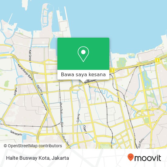 Peta Halte Busway Kota