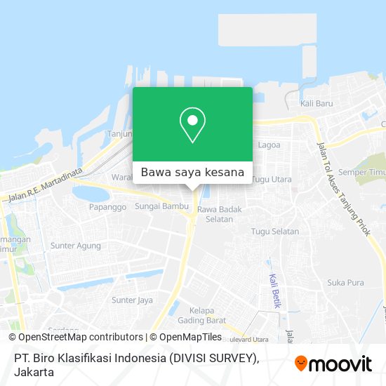 Peta PT. Biro Klasifikasi Indonesia (DIVISI SURVEY)