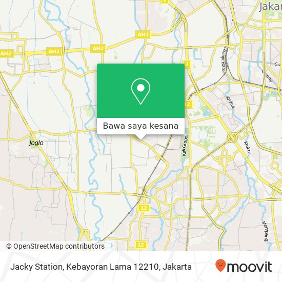 Peta Jacky Station, Kebayoran Lama 12210