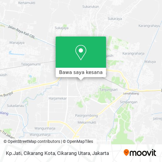 Peta Kp.Jati, Cikarang Kota, Cikarang Utara