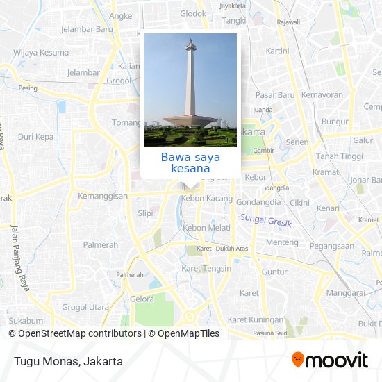 Peta Tugu Monas