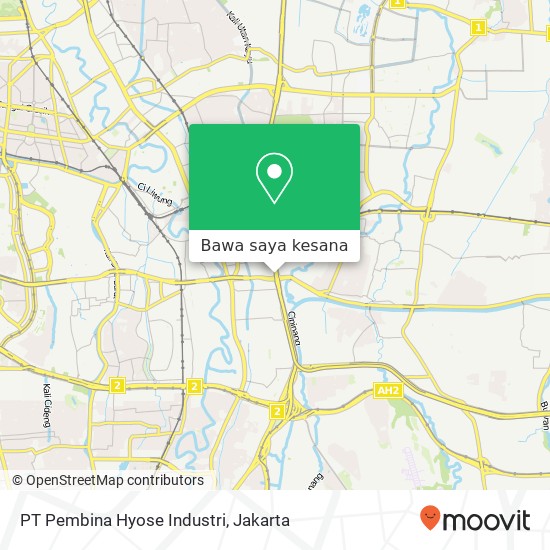 Peta PT Pembina Hyose Industri, Jalan Mayjen D. I. Panjaitan