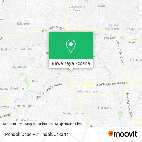 Peta Pondok Cabe Puri Indah
