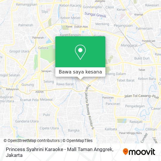 Peta Princess Syahrini Karaoke - Mall Taman Anggrek