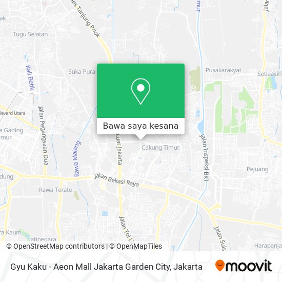 Peta Gyu Kaku - Aeon Mall Jakarta Garden City