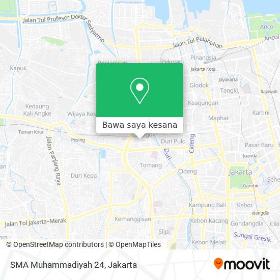 Peta SMA Muhammadiyah 24
