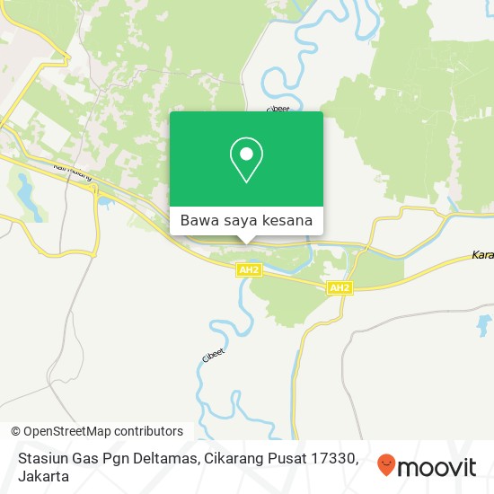 Peta Stasiun Gas Pgn Deltamas, Cikarang Pusat 17330