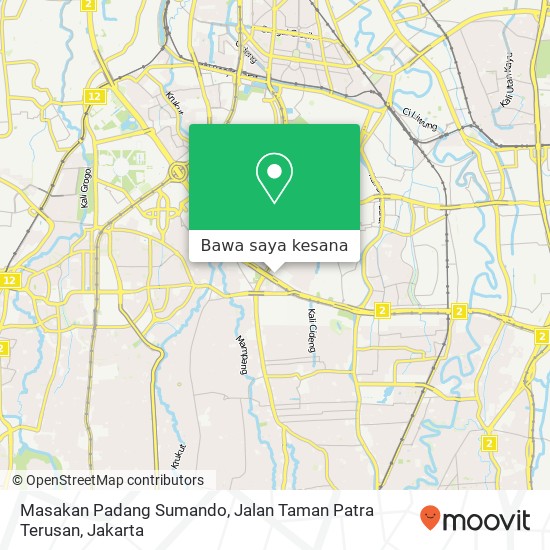 Peta Masakan Padang Sumando, Jalan Taman Patra Terusan