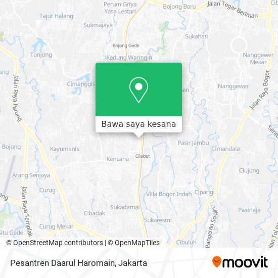 Peta Pesantren Daarul Haromain