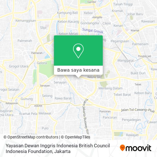 Peta Yayasan Dewan Inggris Indonesia British Council Indonesia Foundation