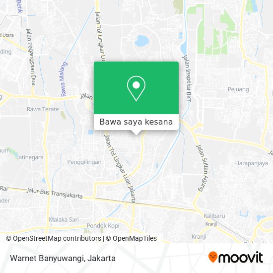 Peta Warnet Banyuwangi